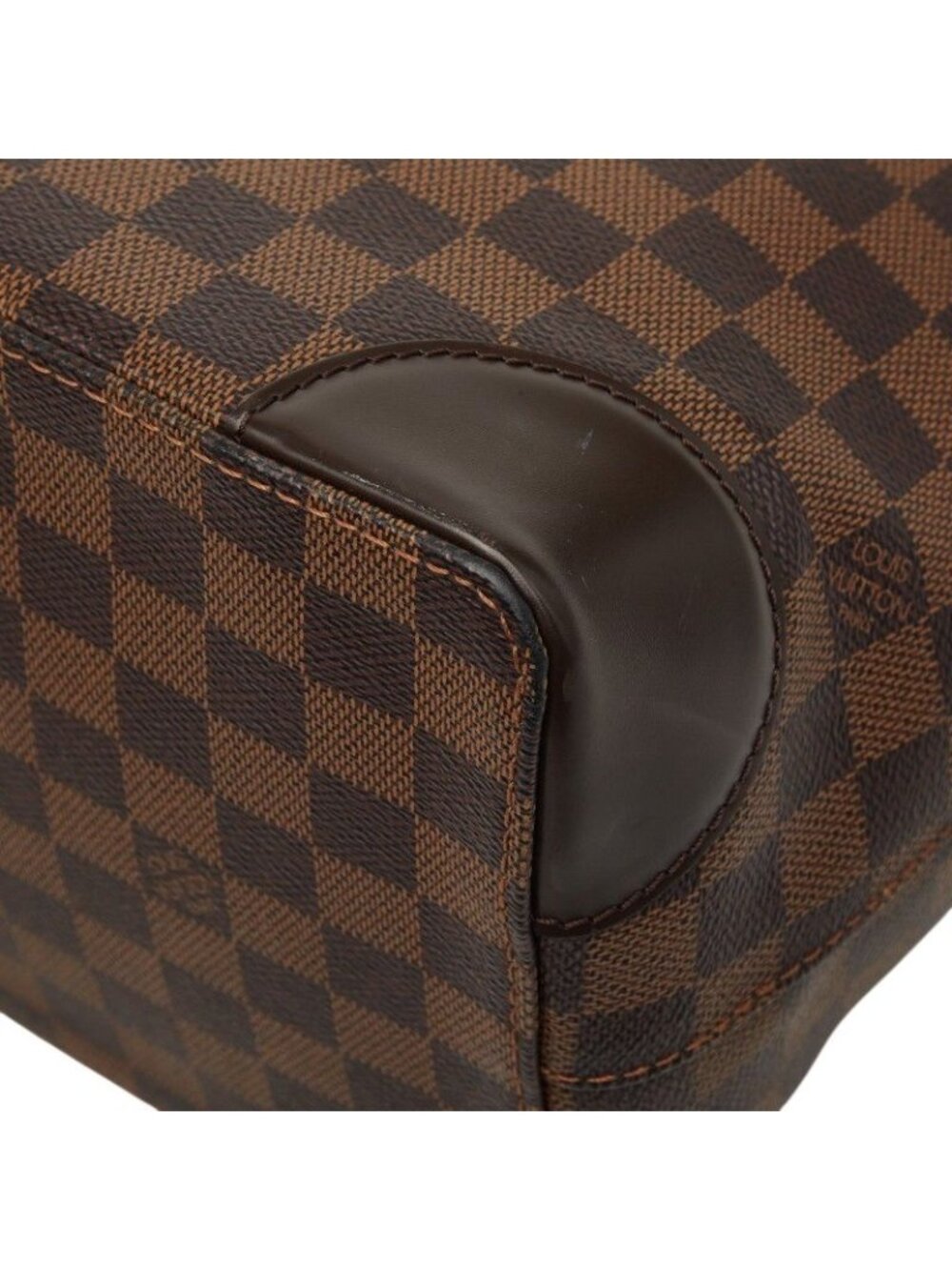 Louis Vuitton Damier Hampstead PM Tote Brown Leather - Picture 5 of 10